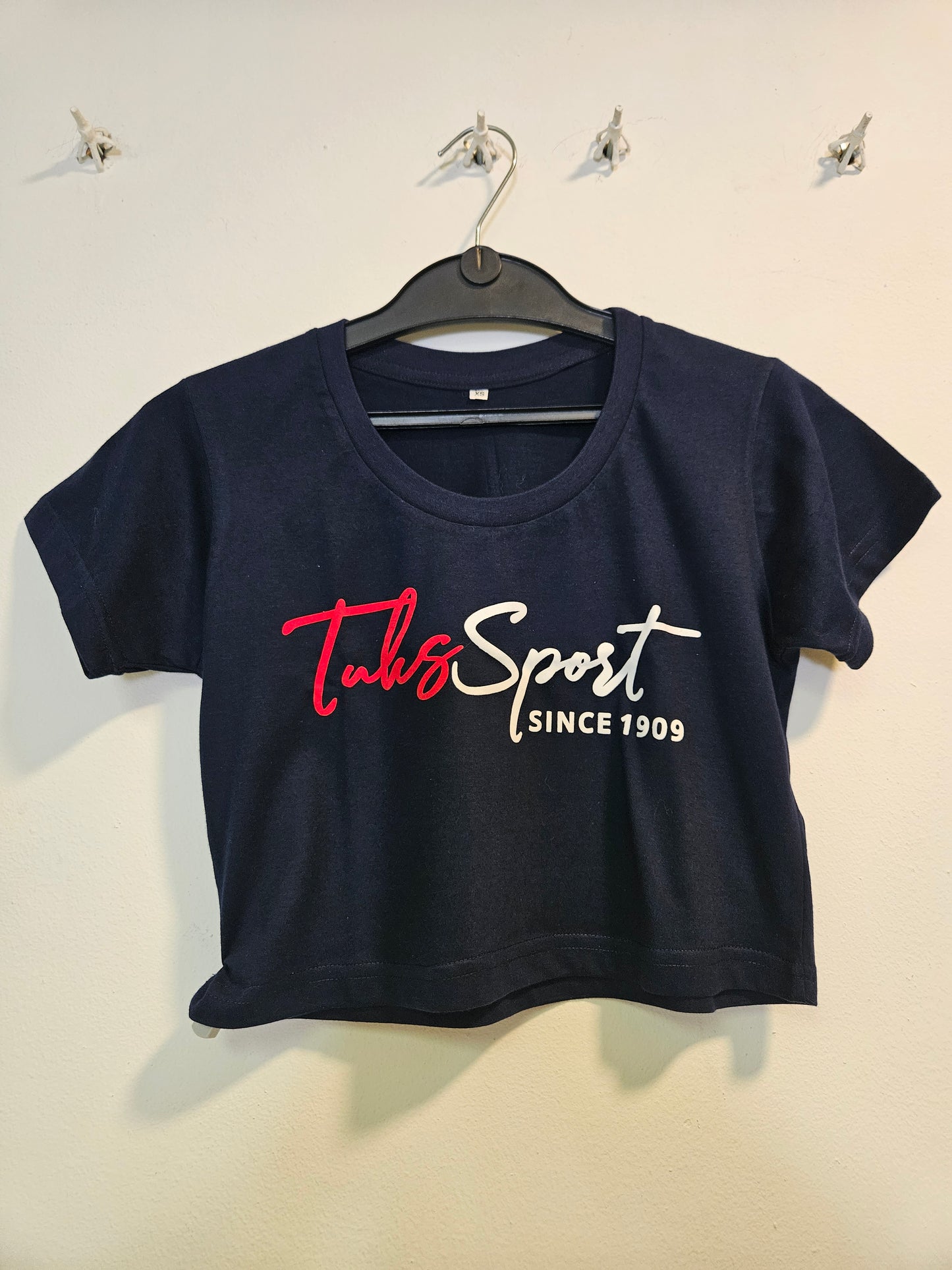 Short Sleeve Tuks Sport Crop Top