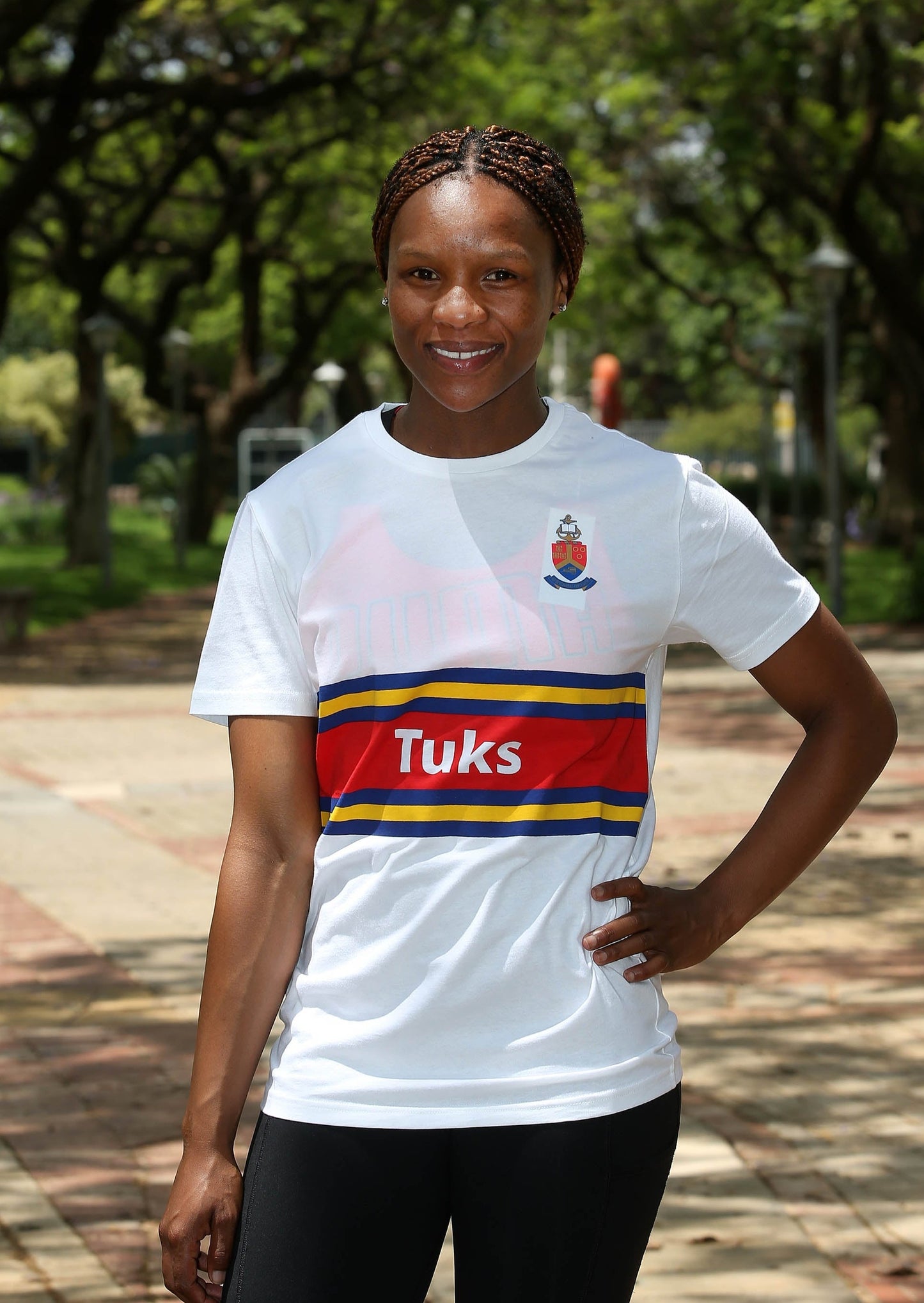 Short Sleeve Tuks Stripe T-Shirts