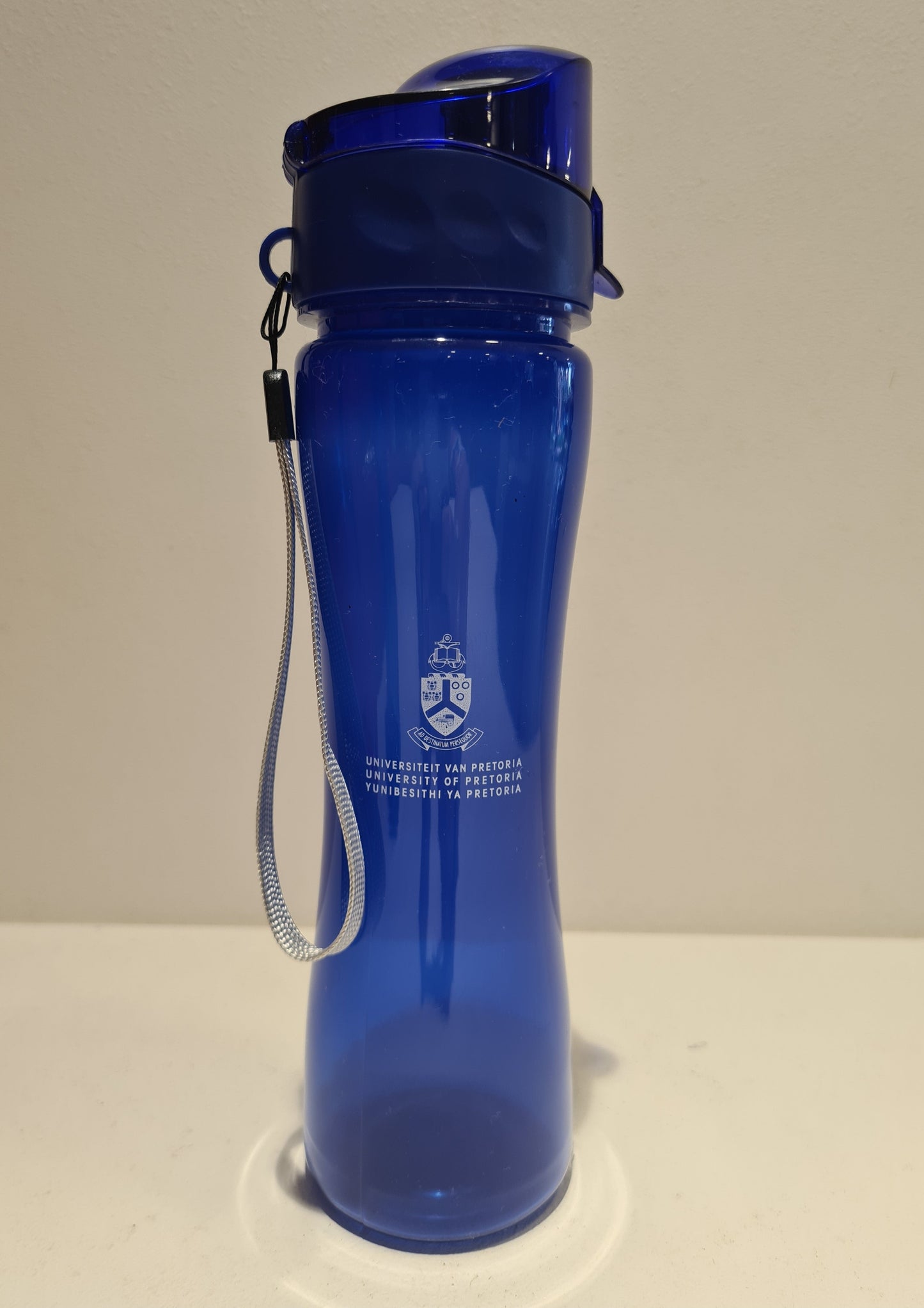 Flip top water bottle