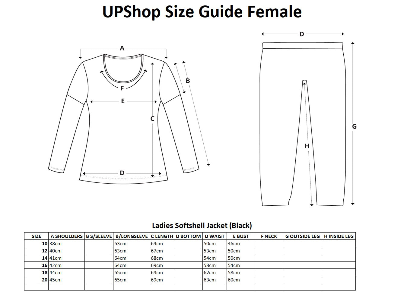 UP Womens Softshell