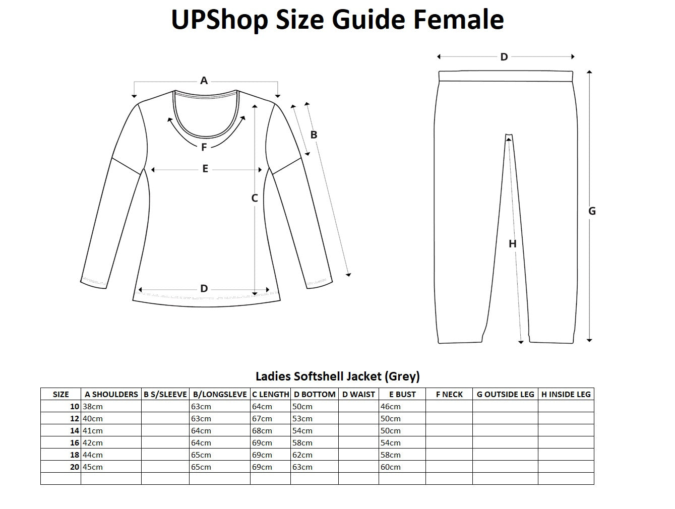 UP Womens Softshell