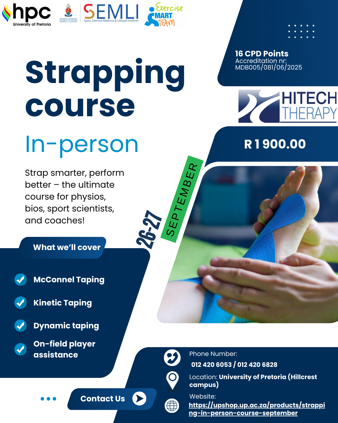 Strapping In-Person Course - September