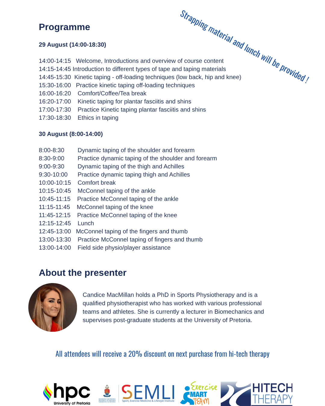 Strapping In-Person Course