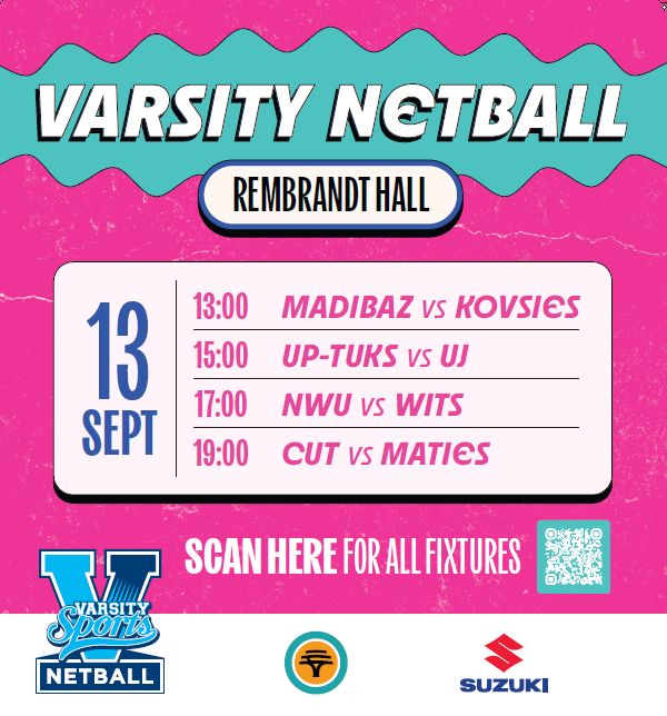 Varsity Netball 2026 - 13 September