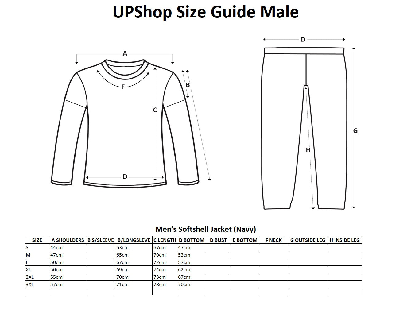 UP Men Softshell – UPShop